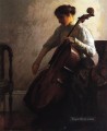 El violonchelista pintor tonalista Joseph DeCamp
